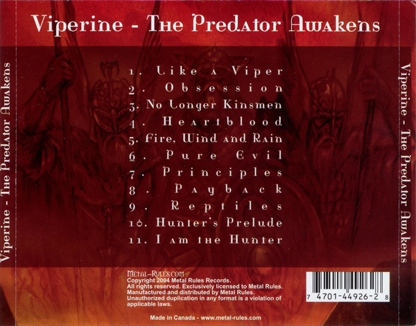 lataa albumi Viperine - The Predator Awakens
