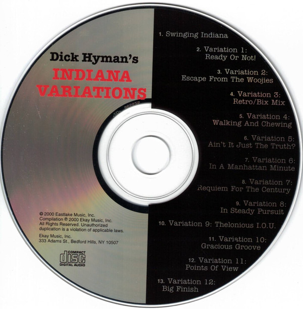baixar álbum Dick Hyman - Indiana Variations
