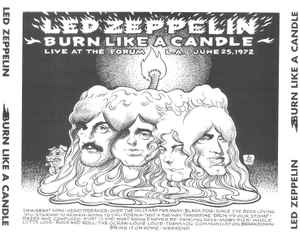 Led Zeppelin – Burn Like A Candle (CD) - Discogs