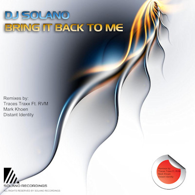 Album herunterladen DJ Solano - Bring It Back To Me EP