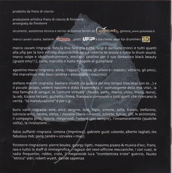 ladda ner album Finisterre - La Meccanica Naturale