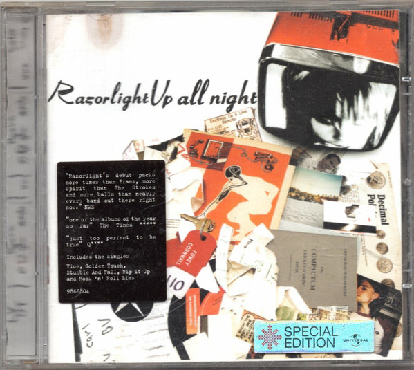 偉大な Razorlight アナログ レコード LP Night All Up 洋楽 