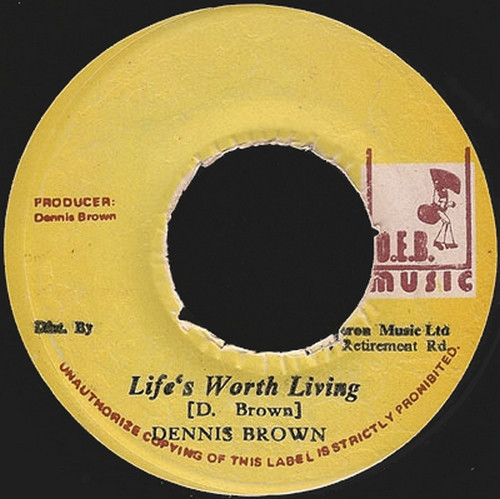 last ned album Dennis Brown DEB Music Players - Lifes Worth Living Easy Living