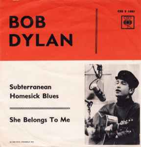 Bob Dylan – Subterranean Homesick Blues (1965, Vinyl) - Discogs