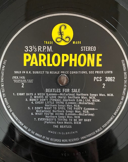 The Beatles - Beatles For Sale | Parlophone (PCS 3062) - 6