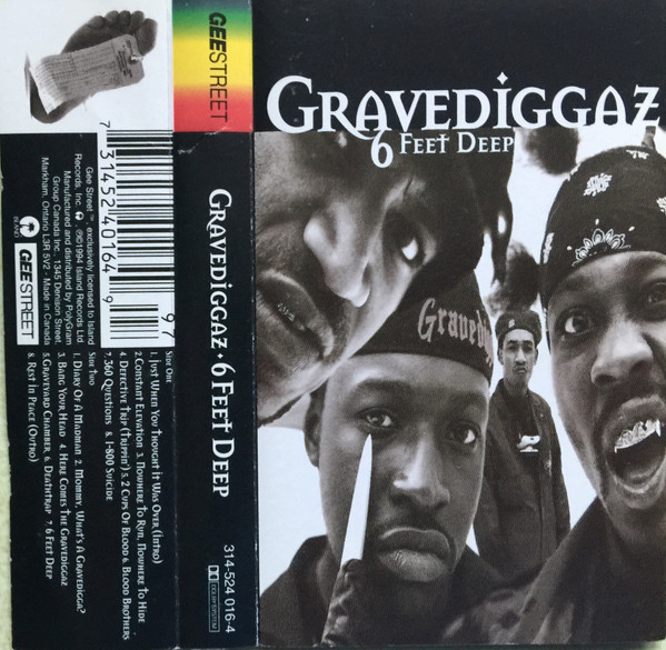 Gravediggaz – 6 Feet Deep (1994, Black Shell, Cassette) - Discogs