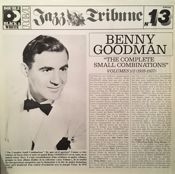 Обложка конверта виниловой пластинки Benny Goodman - 