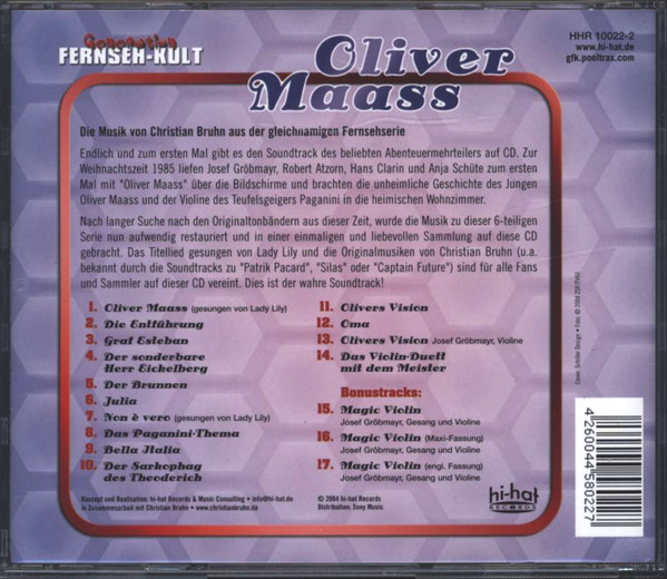 last ned album Christian Bruhn - Oliver Maass Original Soundtrack Aus Der Gleichnamigen Fernsehserie