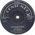Cover of Don't Bring Me Down / No! No! No!, 1975, Vinyl