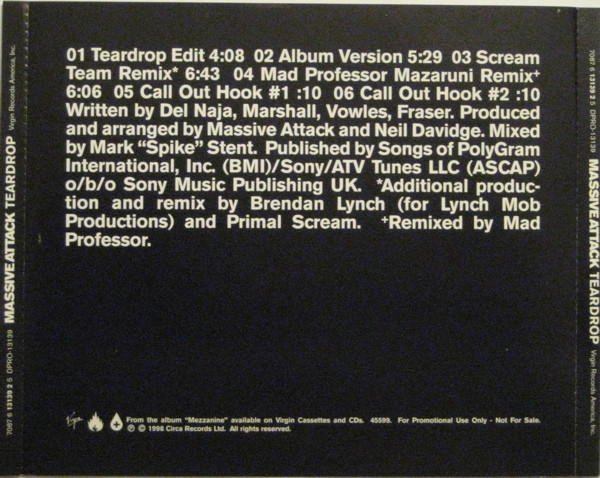 Album herunterladen Download Massive Attack - Tear Drop album