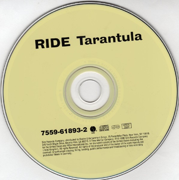 Ride – Tarantula (1996, CD) - Discogs