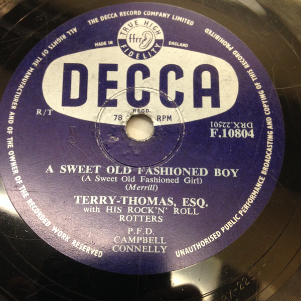 descargar álbum Terry Thomas Esq With His Rock 'N' Roll Rotters - A Sweet Old Fashioned Boy