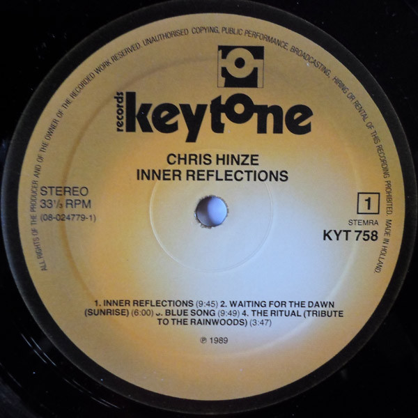 last ned album Download Chris Hinze - Inner Reflections album