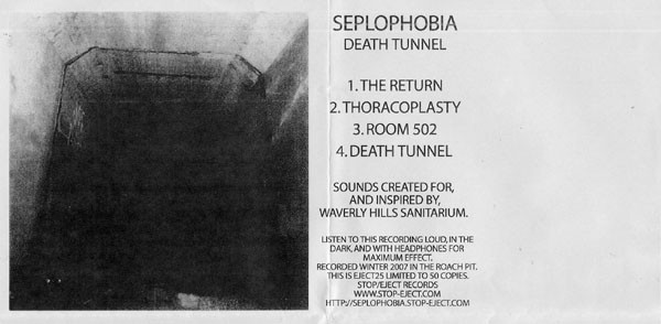 descargar álbum Seplophobia - Death Tunnel