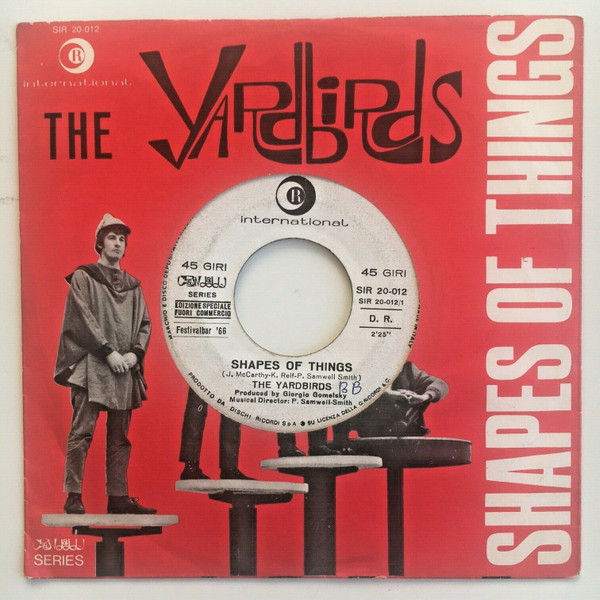 Yardbirds – Shapes Of Things (1966, Vinyl) - Discogs