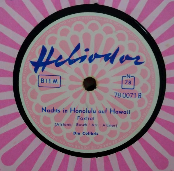 last ned album Die Kolibris - Die Blaue Lagune Loana Nachts In Honolulu Auf Hawaii
