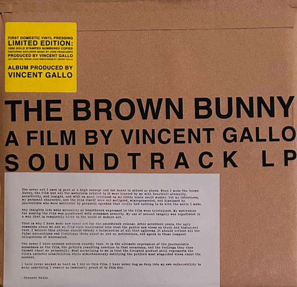 新品】THE BROWN BUNNY レコード LP ジョン・フルシアンテ - 洋楽