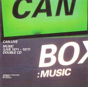 Can - Can Live Music (Live 1971-1977) album cover