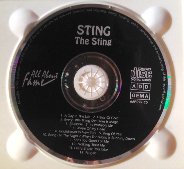 descargar álbum Sting - The Sting Live In Europe 1993