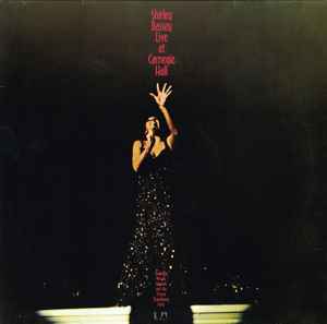 Shirley Bassey - Live At Carnegie Hall album cover