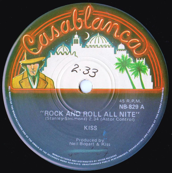 Pegatinas KISS - rock & roll over