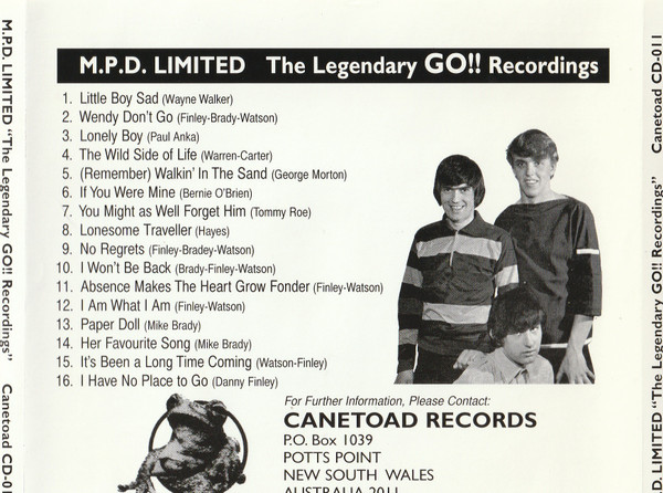 baixar álbum MPD Limited - The Legendary Go Recordings