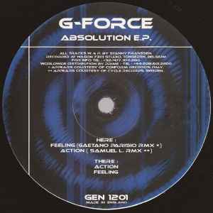 G-Force - Absolution E.P. album cover