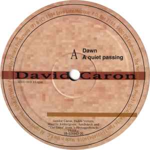 David Caron - Dawn album cover