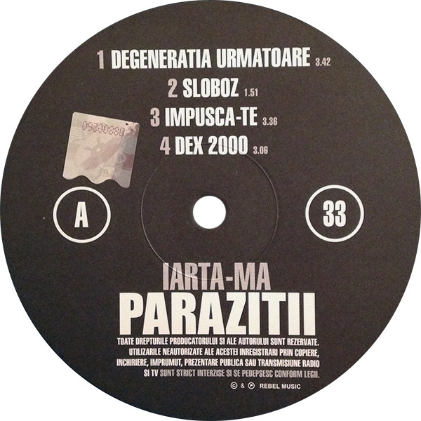Parazitii – Iarta-ma (2002, Vinyl)