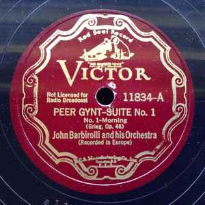 John Barbirolli's Chamber Orchestra - Peer Gynt Suite No.1, Op.46. album cover