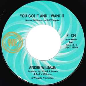 Andre Williams (2) - You Got It And I Want It / I Can't Stop Crying album cover