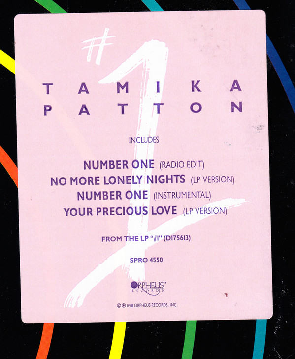 télécharger l'album Tamika Patton - Number One No More Lonely Nights Your Precious Love