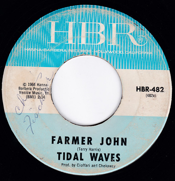 The Tidal Waves – Farmer John / She Left Me All Alone (1966, Vinyl