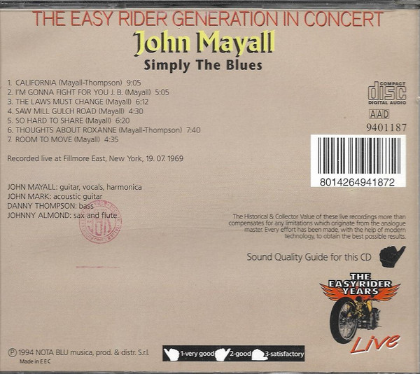 baixar álbum John Mayall - Simply The Blues