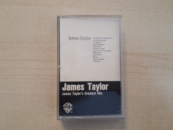 James Taylor – James Taylor's Greatest Hits (Blue text on white 