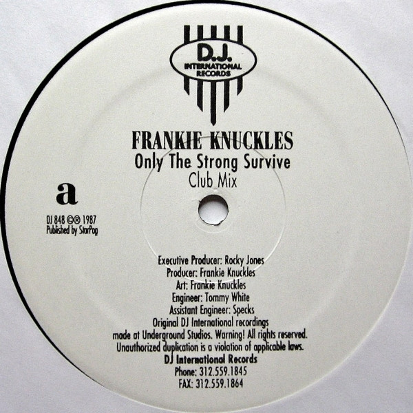 Frankie Knuckles – Only The Strong Survive (1993, Vinyl) - Discogs