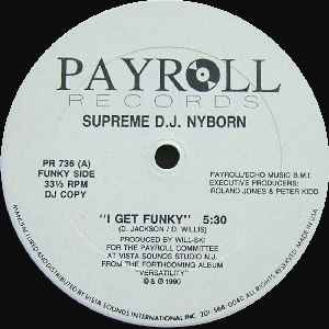 Supreme D.J. Nyborn – I Get Funky (1990, Vinyl) - Discogs