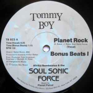 Planet Rock - Afrika Bambaataa & The Soul Sonic Force Music By Planet Patrol