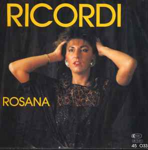 Rosana (5) - Ricordi album cover