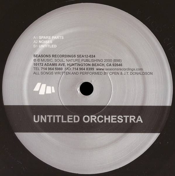 Untitled Orchestra – Spare Parts (2000, Vinyl) - Discogs