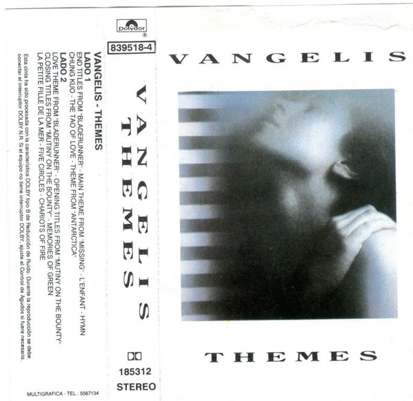 Vangelis – Themes (1989, Cassette) - Discogs