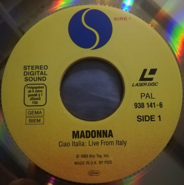 Madonna – Ciao Italia: Live From Italy (1988