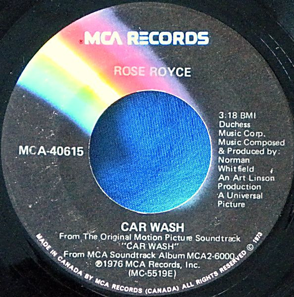 Rose Royce - Car Wash (From The Original Motion Picture Soundtrack)