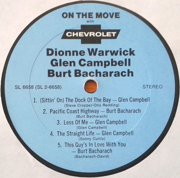 descargar álbum Dionne Warwick, Glen Campbell, Burt Bacharach - On The Move