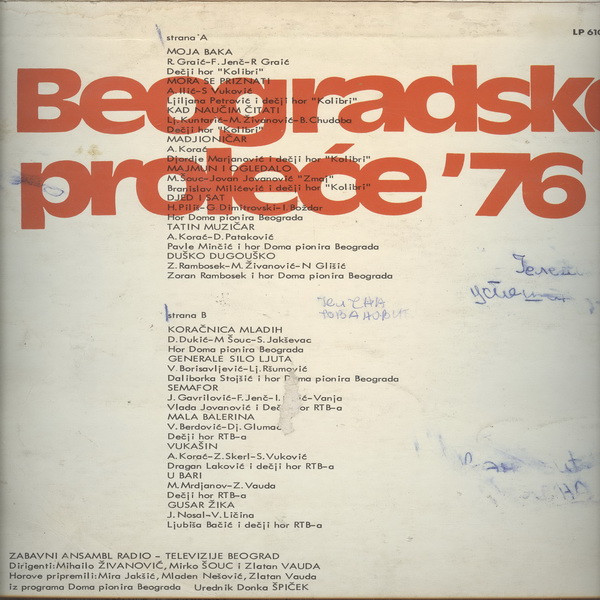 last ned album Various - Beogradsko Proleće 76 Dečje Pesme