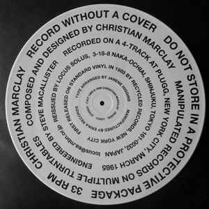Record Without A Cover - Christian Marclay