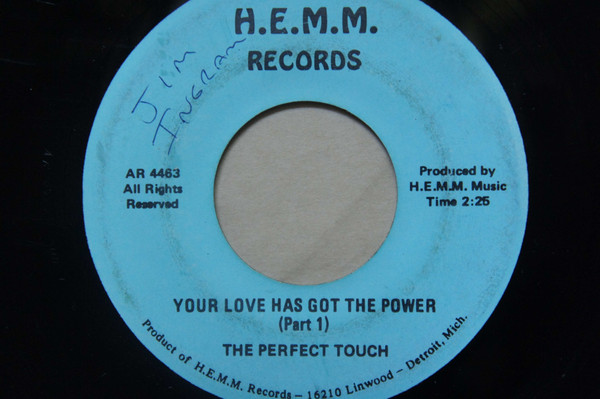 télécharger l'album The Perfect Touch - Your Love Has Got The Power