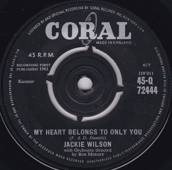 télécharger l'album Jackie Wilson - My Heart Belongs To Only You The Way I Am