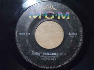 Ben Colder – Almost Persuaded #2 / Packets Of Pencils (1966, Vinyl