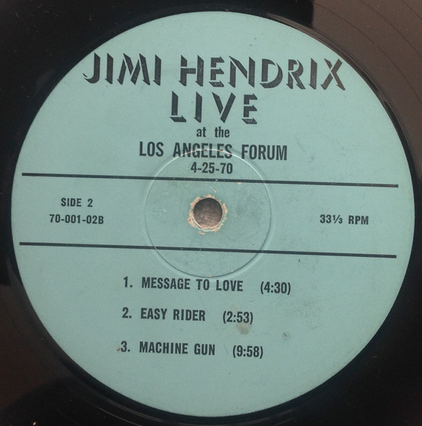 descargar álbum Jimi Hendrix - Live At The The Los Angeles Forum 4 25 70